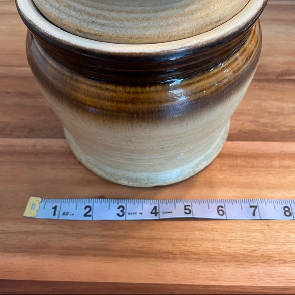 Big Vintage Jar with Lid Made in Canada - Picture 8 of 10